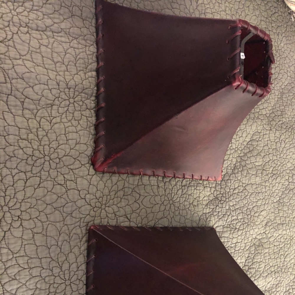 Vintage Genuine Rawhide Lampshades (#2)